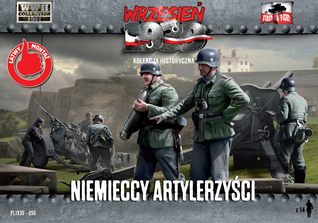 First To Fight Kits FTF056 1:72 German Artillery Crew