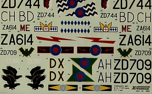 Xtradecal X32001 1:32 Panavia Tornado GR.1/F.3