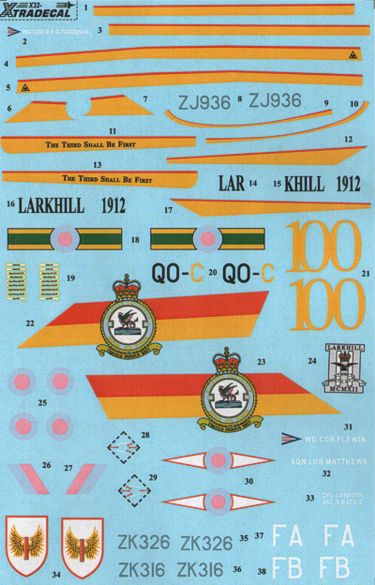 Xtradecal X32048 1:32 Eurofighter Typhoon FGR.4 EC2000 Typhoon