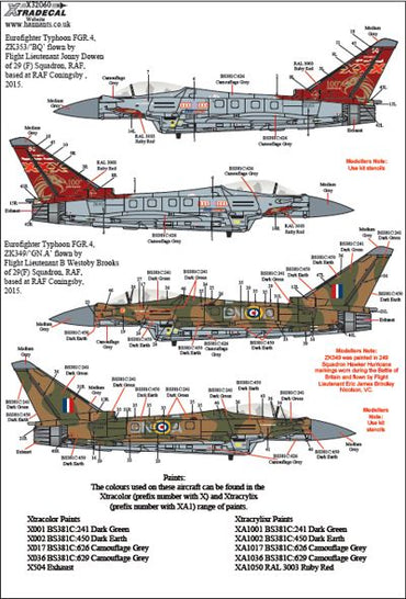 Xtradecal X32060 1:32 Eurofighter Typhoon FGR.4 29