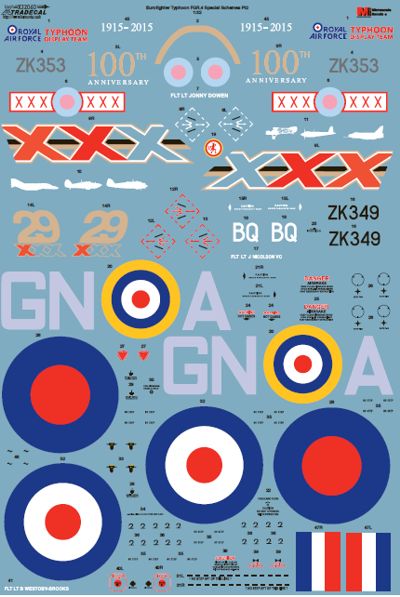 Xtradecal X32060 1:32 Eurofighter Typhoon FGR.4 29