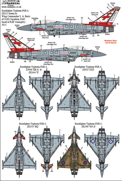 Xtradecal X44007 1:144 RAF Update 2013-2015