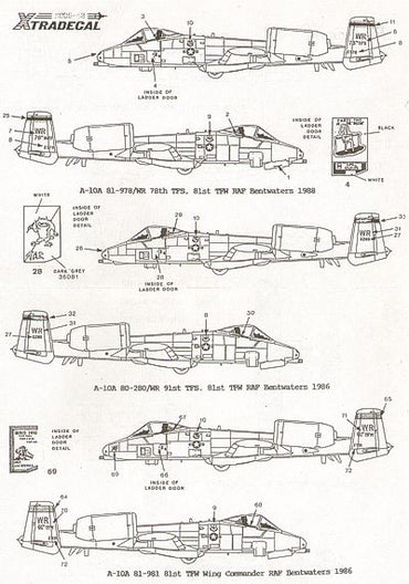 Xtradecal X48006 1:48 USAFE Pt 2.