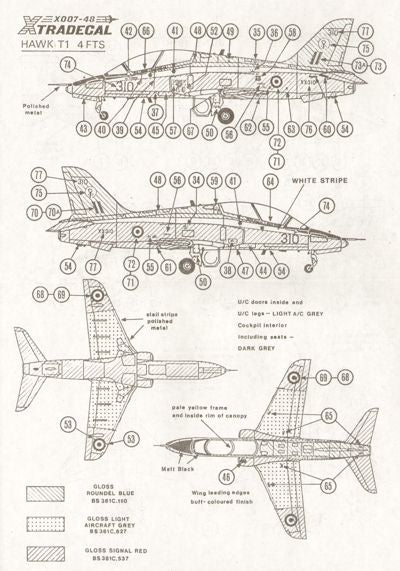 Xtradecal X48007 1:48 RAF Update 1990 #1