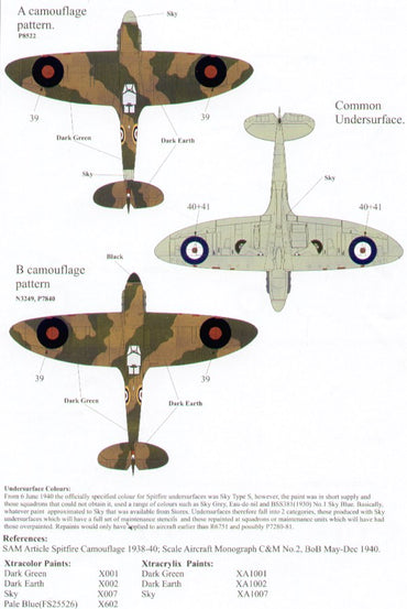 Xtradecal X48059 Supermarine Spitfire Mk.I & Mk.II Collection 1:48