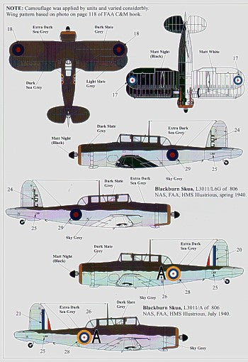 Xtradecal X48072 FAA Gloster Sea Gladiator, Fulmar & Skua 1:48