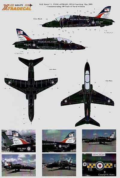Xtradecal X48079 1:48 BAe Hawk T.1