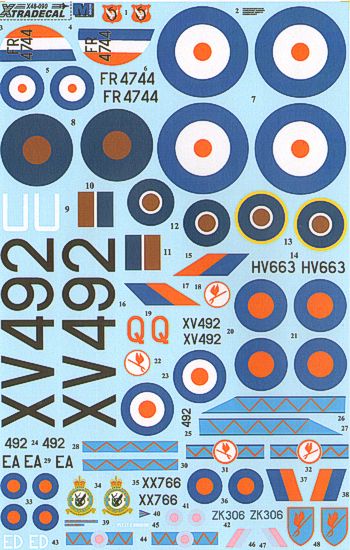 Xtradecal X48090 1:48 History of RAF 6 Sqn 1931-2010