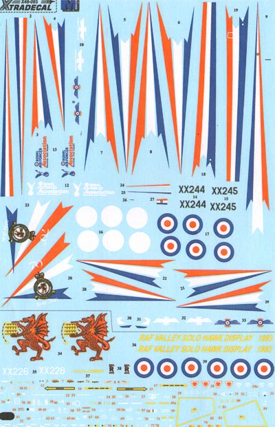 Xtradecal X48095 1:48 BAe Hawk T.1A