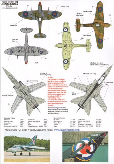 Xtradecal X48096 1:48 RAF 111 Squadron History Pt 1
