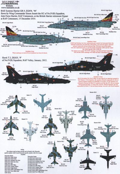 Xtradecal X48107 1:48 RFC/RAF 100 Years of 4 Sqn Part 2
