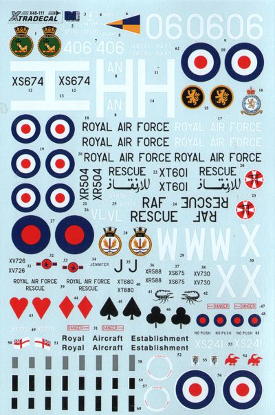 Xtradecal X48111 1:48 Westland Wessex HC.2