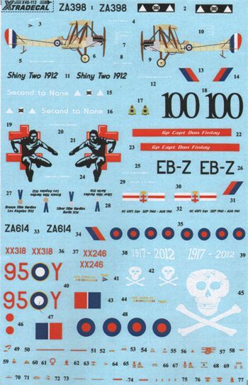 Xtradecal X48113 1:48 RAF Anniversary Update 2011/12