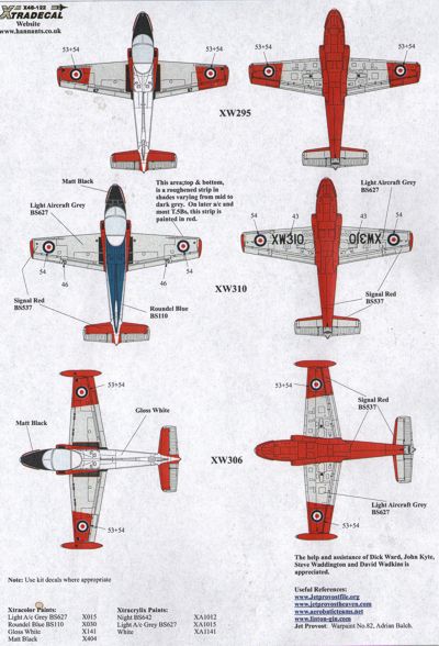Xtradecal X48122 1:48 BAe Jet Provost T.5 Part 2