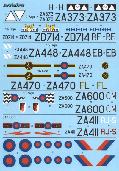 Xtradecal X48134 1:48 Reprinted!! Panavia Tornado GR.1/GR.1A Pt.1