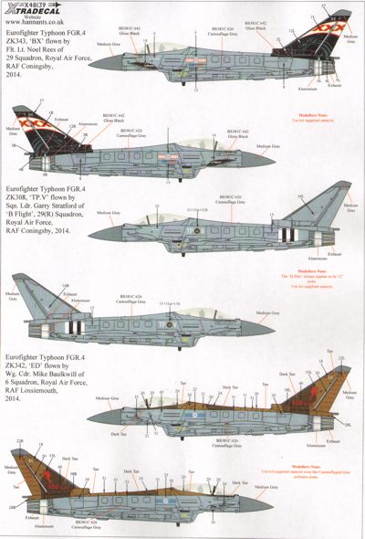 Xtradecal X48139 1:48 RAF 2014 Update