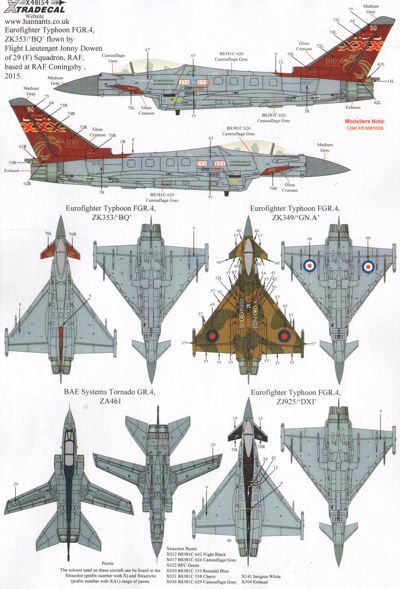 Xtradecal X48154 1:48 RAF/RN Update 2015