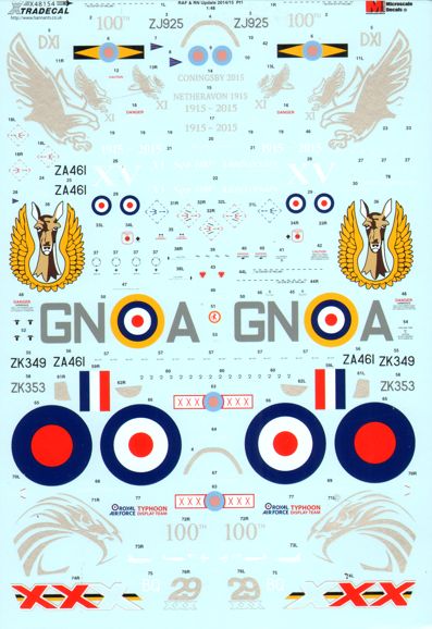 Xtradecal X48154 1:48 RAF/RN Update 2015