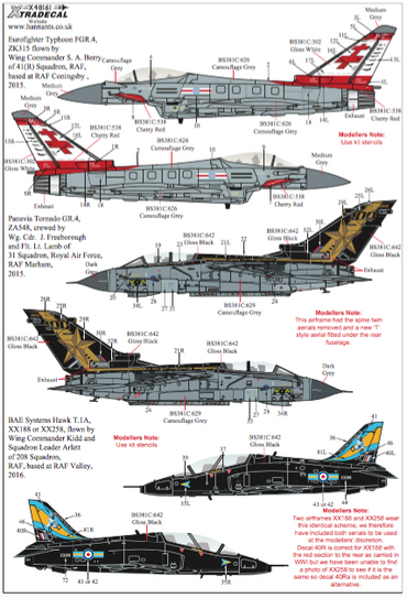 Xtradecal X48161 1:48 RAF Update 2015-2016