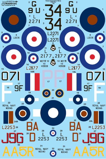 Xtradecal X48174 1:48 Supermarine Walrus Mk.I Collection.