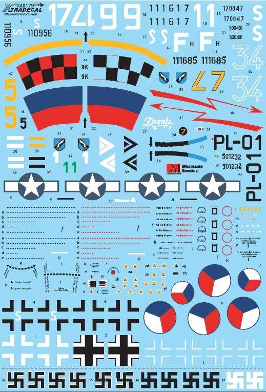 Xtradecal X48179 1:48 Messerschmitt Me-262A1a/U3/A2A/ S-92