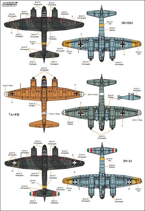 Xtradecal X48180 1:48 Junkers Ju-88C/D