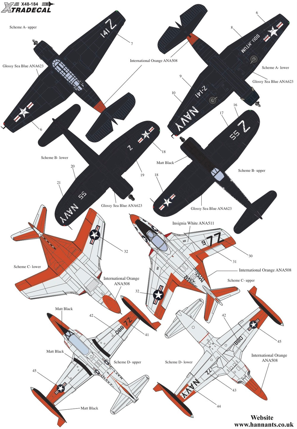 Xtradecal X48184 1:48 U.S