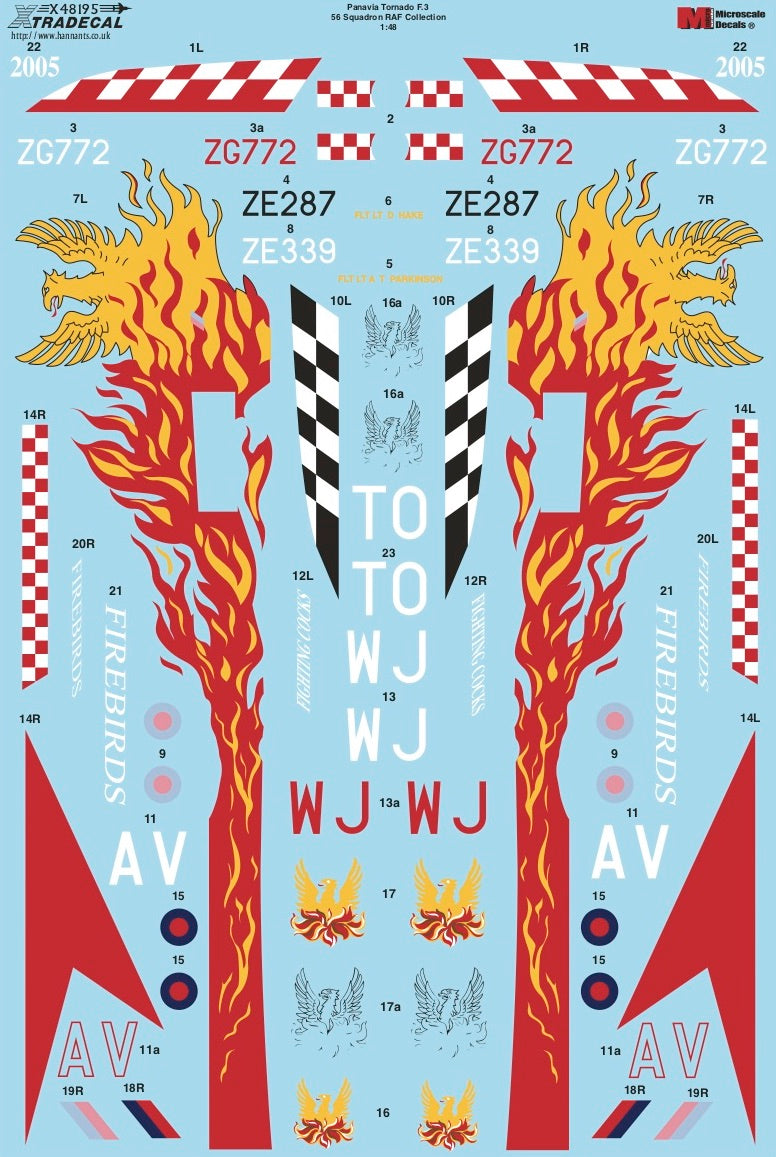 Xtradecal X48195 1:48 Panavia Tornado F.3 Part 2 56