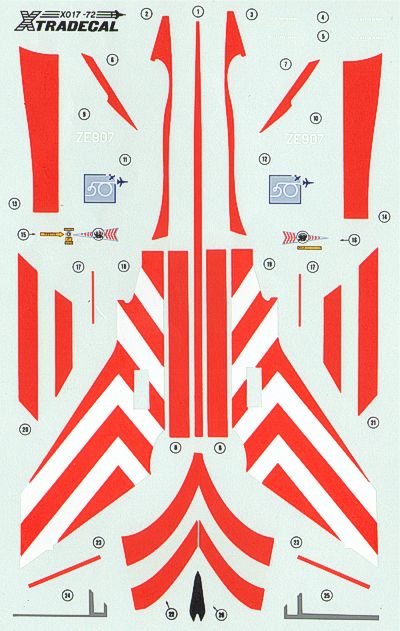 Xtradecal X72017 1:72 Panavia Tornado F.3 1990