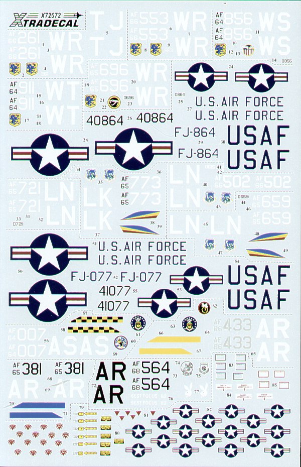 Xtradecal X72072 1:72 Reprinted!! USAFE UK based McDonnell F-4 Phantoms