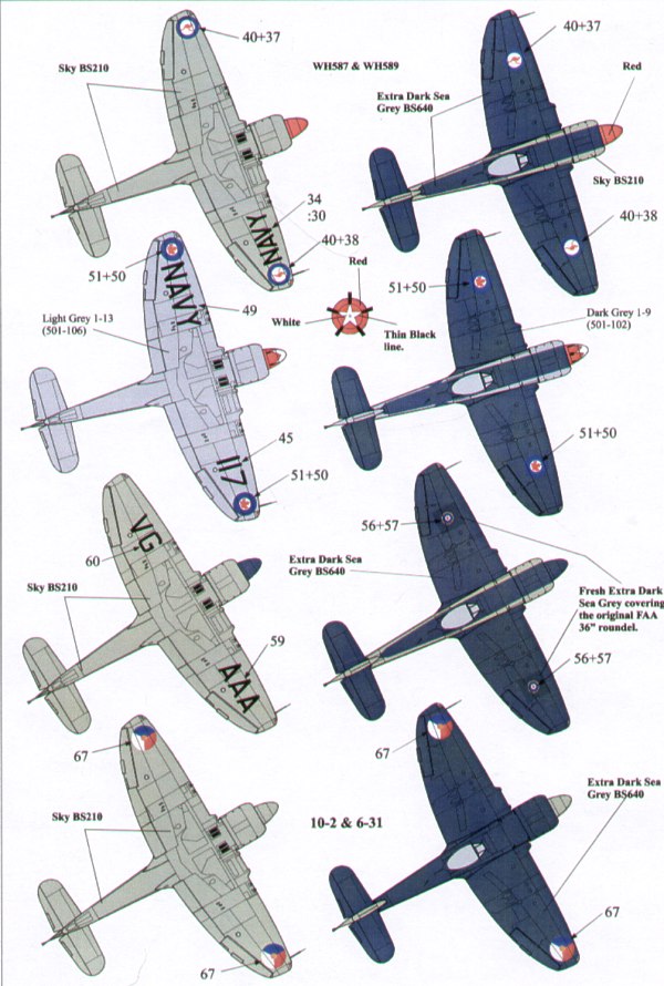 Xtradecal X72074 1:72 Hawker Sea Fury FB.11