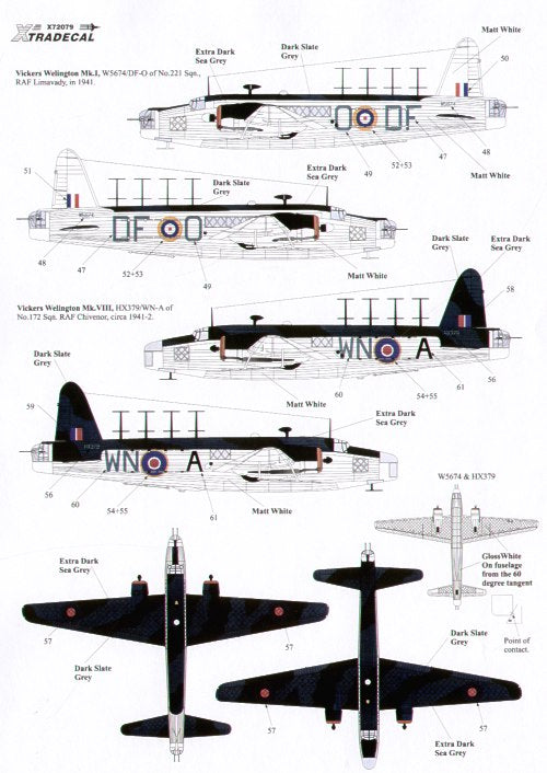 Xtradecal X72079 1:72 RAF Coastal Command 1938-42