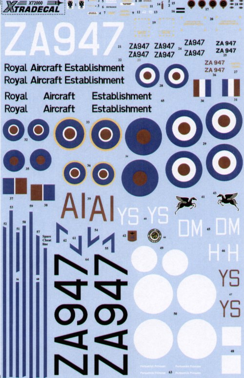 Xtradecal X72084 Douglas C-47 Dakota History of ZA947 1:72