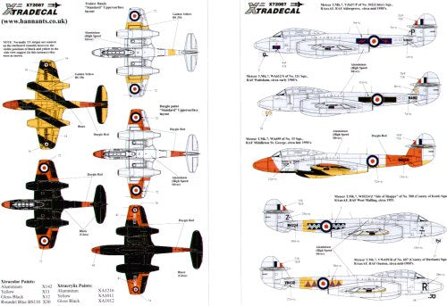 Xtradecal X72087 1:72 Gloster Meteor T.7