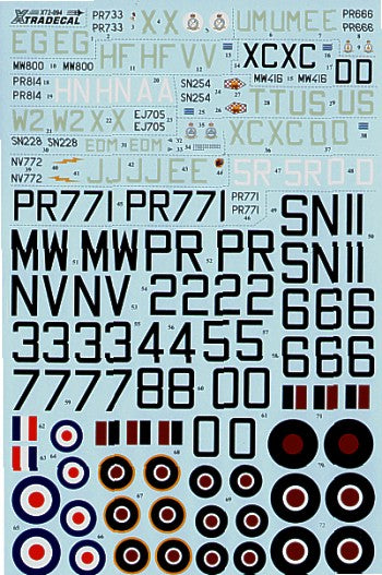 Xtradecal X72094 1:72 Hawker Tempest Mk.II and Mk.V