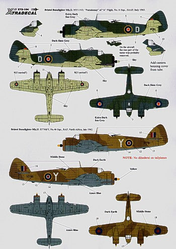 Xtradecal X72104 1:72 Mediterranean Twins