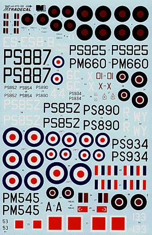 Xtradecal X72105 1:72 REPRINTED!! Supermarine Spitfire Pr Mk.XIX/ Spitfire PR.19