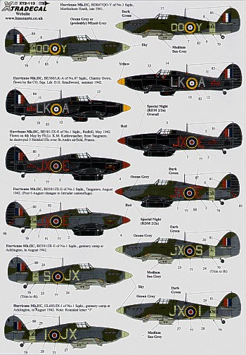 Xtradecal X72113 1:72 Hawker Hurricane Mk.IIc