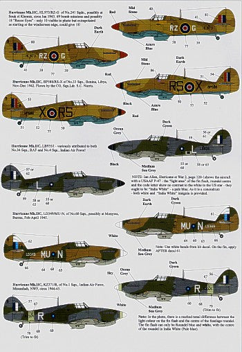 Xtradecal X72113 1:72 Hawker Hurricane Mk.IIc