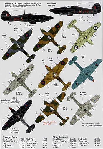 Xtradecal X72113 1:72 Hawker Hurricane Mk.IIc