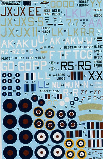 Xtradecal X72113 1:72 Hawker Hurricane Mk.IIc