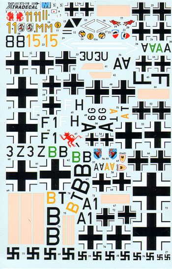 Xtradecal X72118 1:72 Reprinted!! Battle of Britain 70th Anniversary 2010