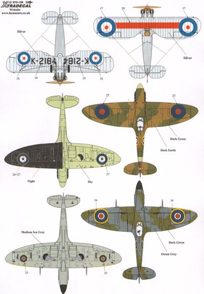 Xtradecal X72138 1:72 RAF History 41 Sqn Pt 1