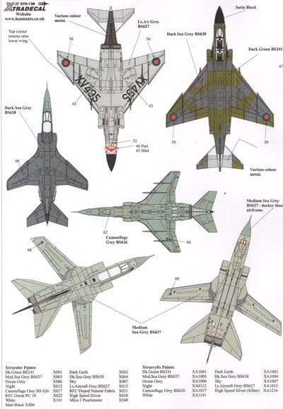 Xtradecal X72138 1:72 RAF History 41 Sqn Pt 1