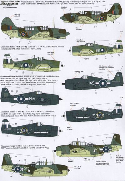 Xtradecal X72142 1:72 REPRINTED!! Yanks with Roundels Part 3 U.S
