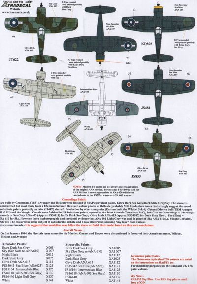 Xtradecal X72142 1:72 REPRINTED!! Yanks with Roundels Part 3 U.S