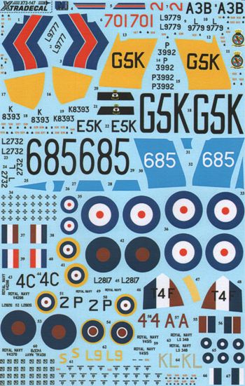 Xtradecal X72147 1:72 Fairey Swordfish Mk.I Part 2