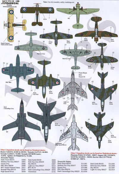 Xtradecal X72150 1:72 RAF No 2 Squadron History 1920-2002