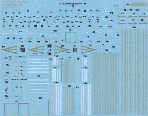 Xtradecal X72171 1:72 Bell-Boeing MV-22B Osprey Data only