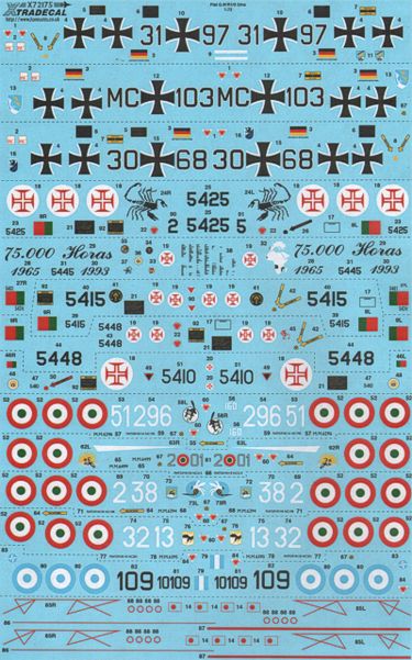 Xtradecal X72175 1:72 Fiat G.91R/3